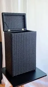Корзина для белья из ротанга ручная работа 2 Корзина для белья из ротанга ручная работа 2