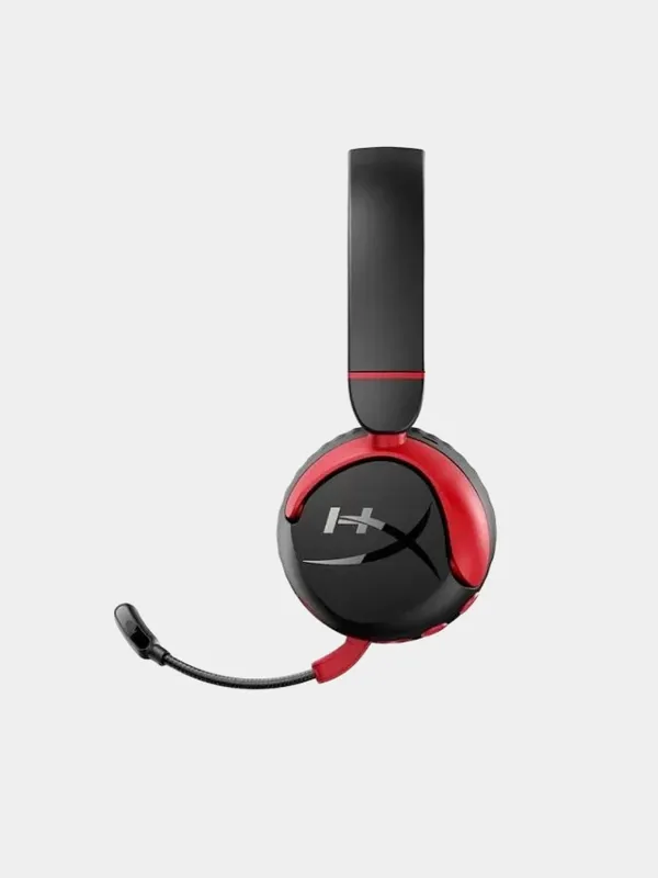 Игровые беспроводные наушники HyperX Cloud Mini (детские/подростковые), Bluetooth 5.3, черные — фото 2