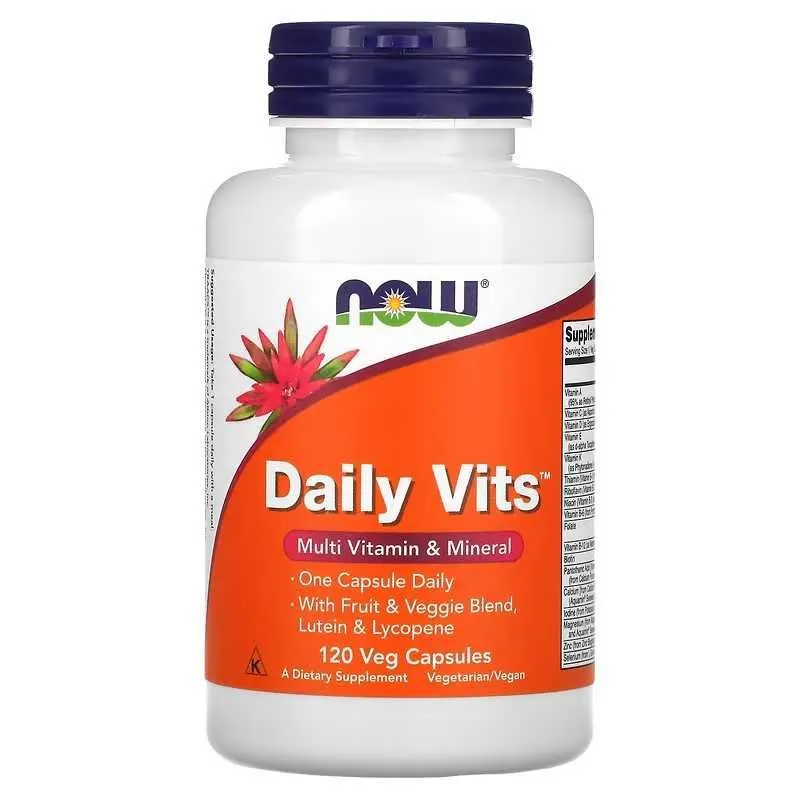 NOW Foods NOW Daily Vits Multi Vitamin & Mineral мультивитамины микроэ — фото 2
