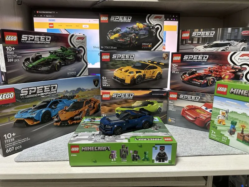 Оригинальные наборы Lego Speed Champions и Minecraft в наличии 1 Оригинальные наборы Lego Speed Champions и Minecraft в наличии 1