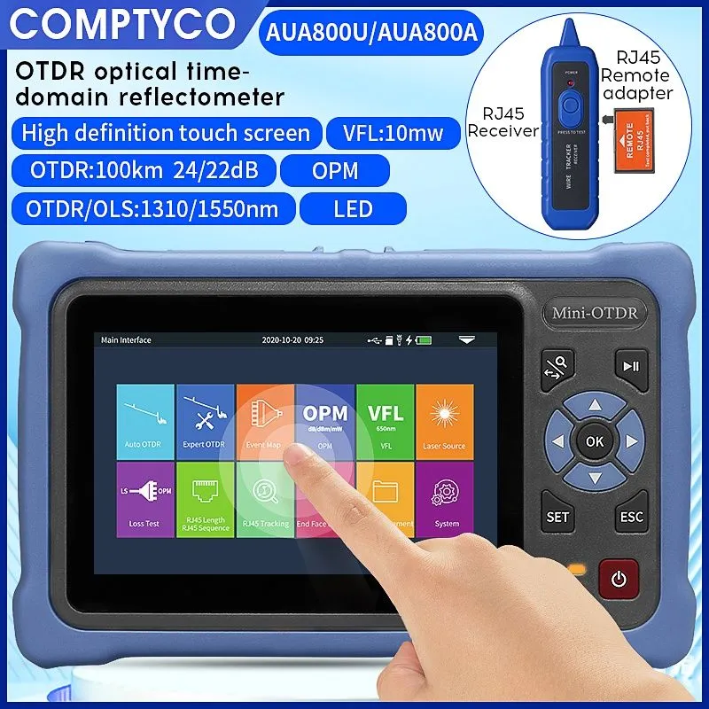 COMPTYCO AUA800U/AUA800A Mini OTDR – Optik Tolali Tarmoq Testeri — фото 1