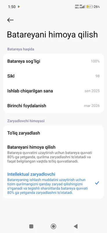REDMI 15 8/256 1 OY ISHLATILGAN NARXI 2400 SOʻM