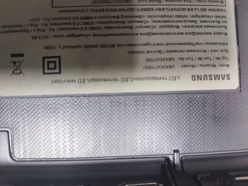Televizor Samsung 43 original smart 4 K 3