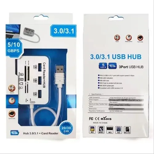 Hub 3.0/3.1 + Card Reader 100% новый и качественный. Светодиодный инди 2 Hub 3.0/3.1 + Card Reader 100% новый и качественный. Светодиодный инди 2