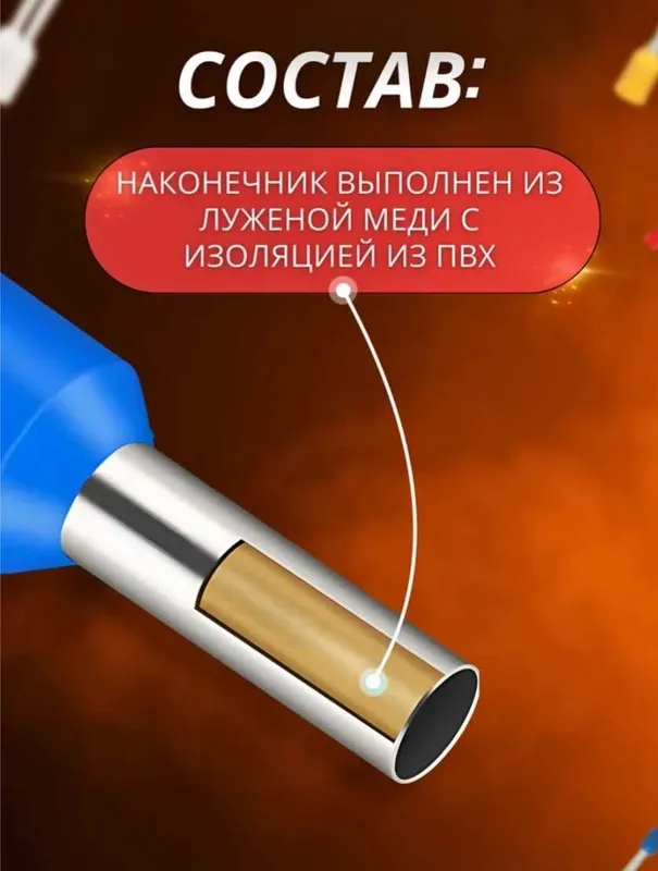 Набор наконечников НШВИ JA Electrical, 1200 шт. — фото 3