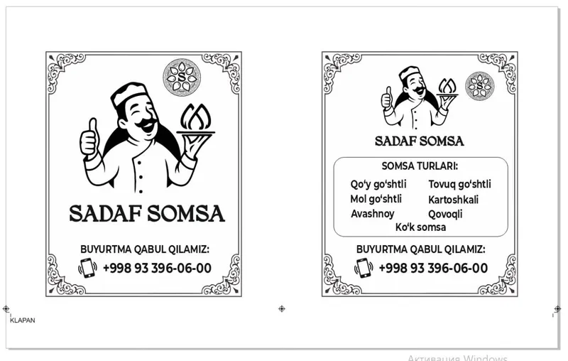 Qogoz paketlar Somsa Gumma maxsulotlar uchun 6 Qogoz paketlar Somsa Gumma maxsulotlar uchun 6