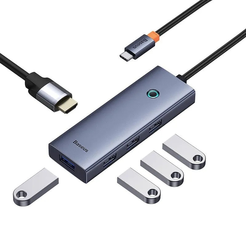 Usb Hub Baseus 5-in-1 (1xHDMI 4K 30Hz + 4xUSB 3.0)