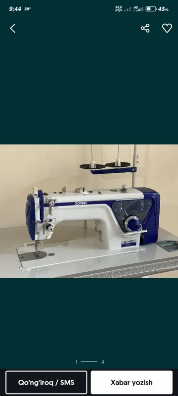 ZOYER Tikuv mashinasi sotiladi 2 ZOYER Tikuv mashinasi sotiladi 2
