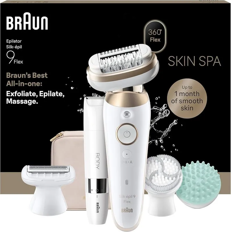 Эпилятор Braun Silk-epil 9 Flex SkinSpa 9-681 3D, — фото 2