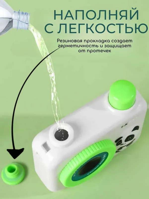 Фотоаппарат-водяной пистолет детский игрушечный. 3 цвета — фото 3