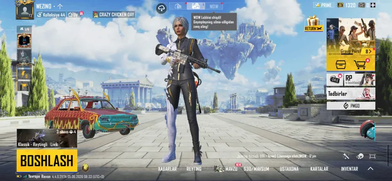 7 yillik pubg akk old emotsiya zo'r