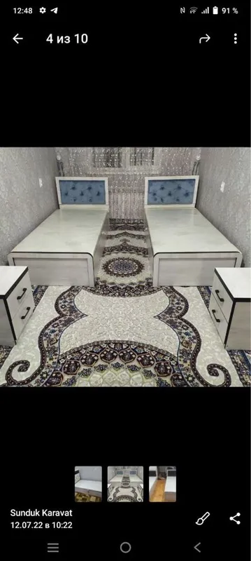 Yangi Krovat (sundukli) – Sifatli va Qulay — фото 3