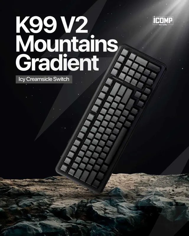 MCHOSE K99 V2 Mountains Gradient mexanik klaviatura