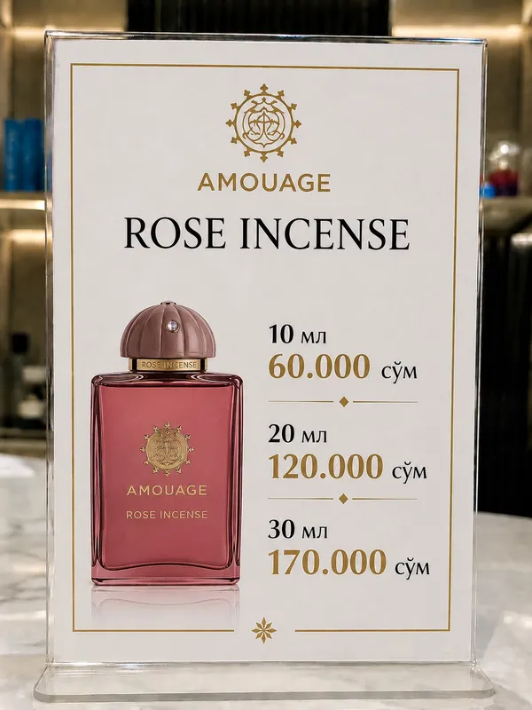 AMOUAGE - ROSE INCENSE 10 ml