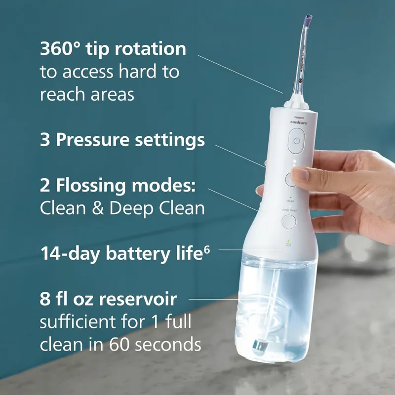 Philips Irrigator Sonicare Cordless Power Flosser 3000 (HX3826/21) — фото 4
