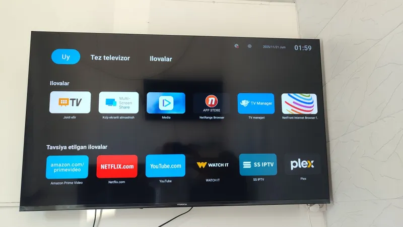 Smart televizorlar sotiladi ekran 55 dyumli 3 Smart televizorlar sotiladi ekran 55 dyumli 3