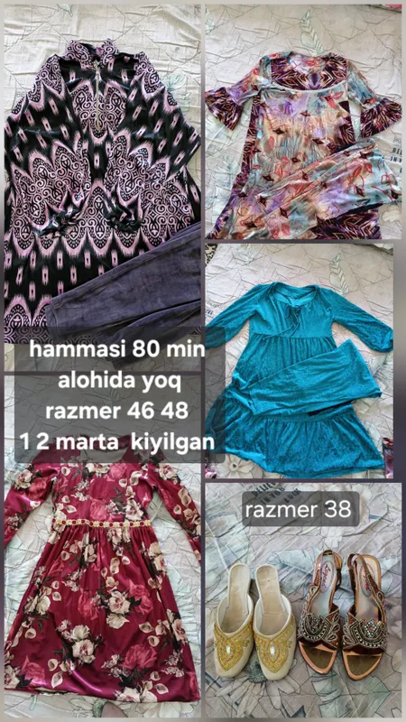 Har xil kiyimlar va narsalar