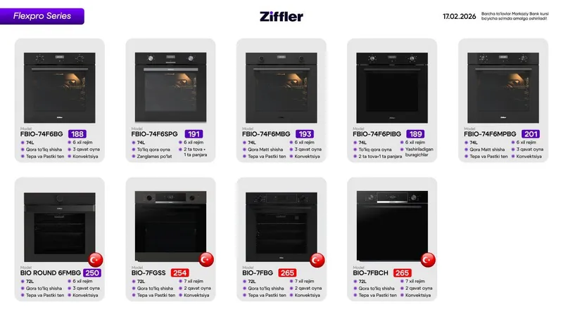 Духовые шкафы Ziffler техника со склада широкий ассортимент — фото 1
