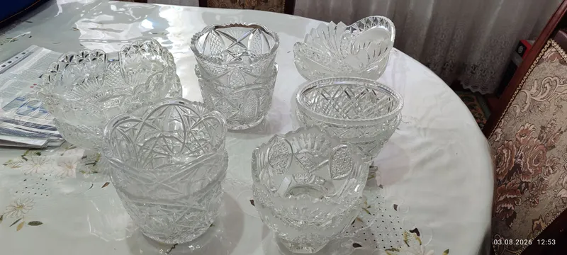Хрусталь вазалар 2 Хрусталь вазалар 2