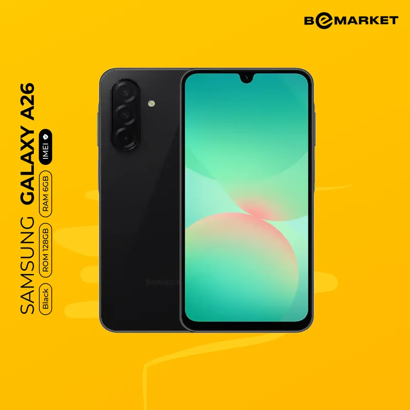 Samsung Galaxy A26, Black, 6/128 GB