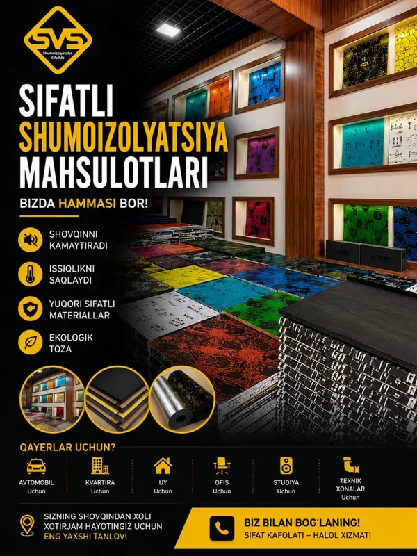 Shumoizolyatsiya vibroizolyatsiya teploizolyatsiya shumka avto shumka 1
