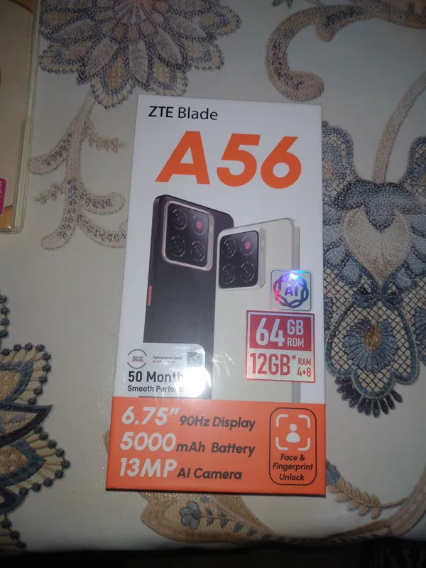 Продаётся нераспечатанный телефон ZTE A56 2