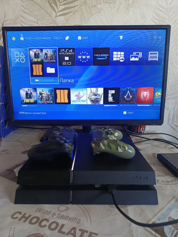 Ps4 1TB 5.05 плейстейшн пс4 1тб голдхен прошитый редкий ревизии