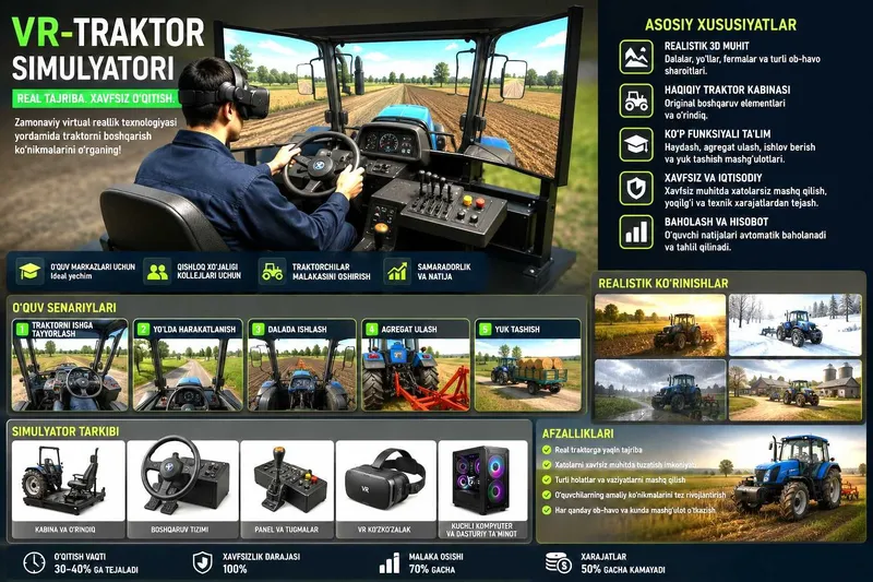 VR-Traktor Simulyatori