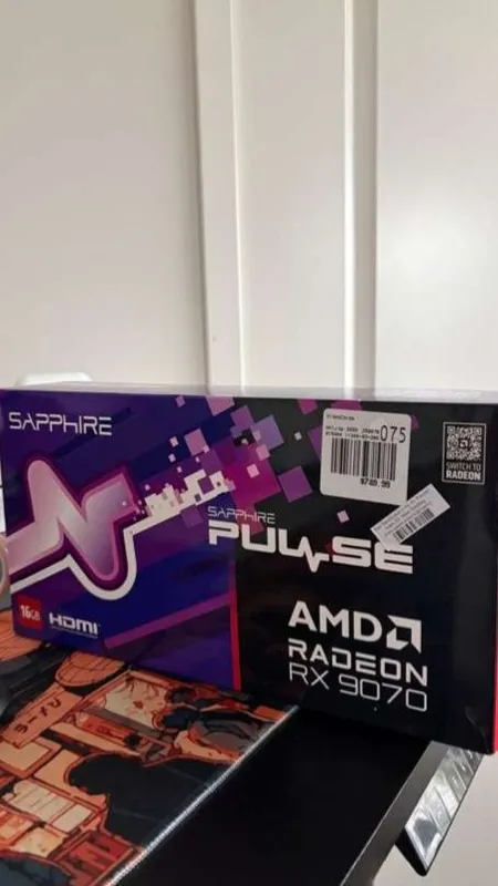 Sapphire Pulse RX9070 16GB 256bit новый запечатинный