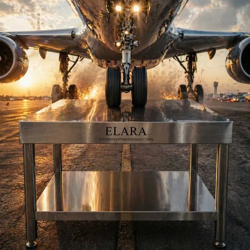 ELARA: Дизайнерский Стол из Нержавейки Nerjaveyka Premium. М-Улугбек