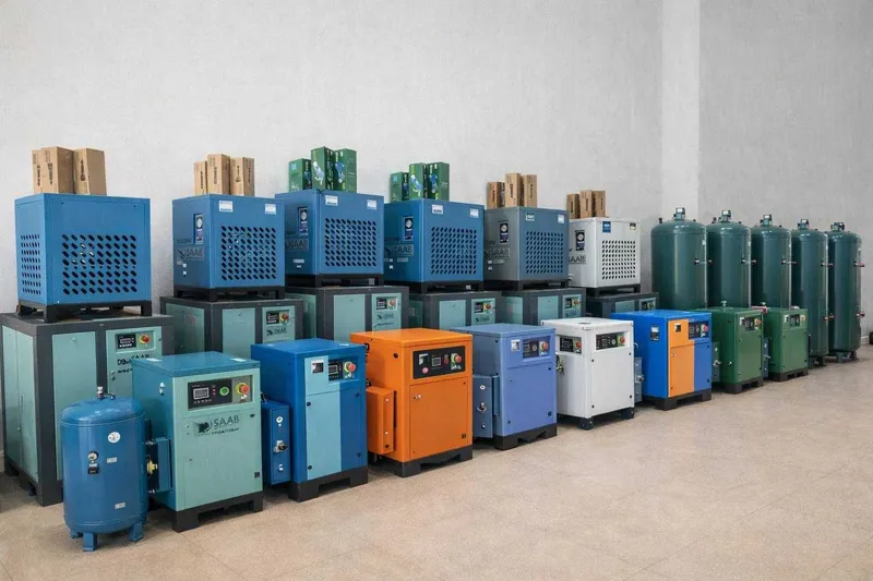 Винтовой компрессор SAAB DFB-E20A 20HP / 15kW | 10-16бар | 380В — фото 1