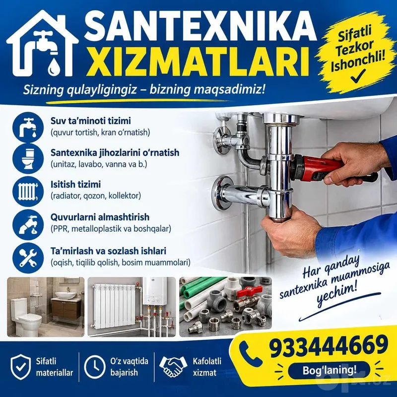 Santexnika xizmatlari Santexnika xizmatlari