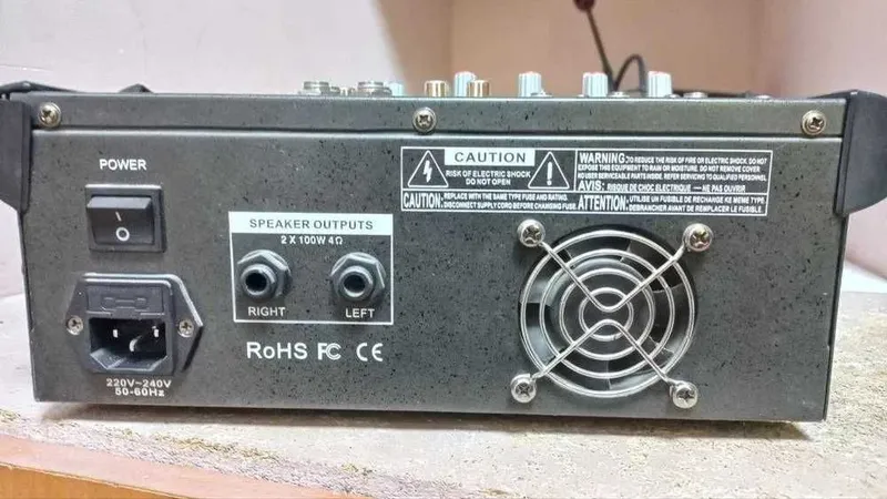 Grand DP-404 4 kanalli USB BT kuchaytirgichli mikser pult. 3 Grand DP-404 4 kanalli USB BT kuchaytirgichli mikser pult. 3