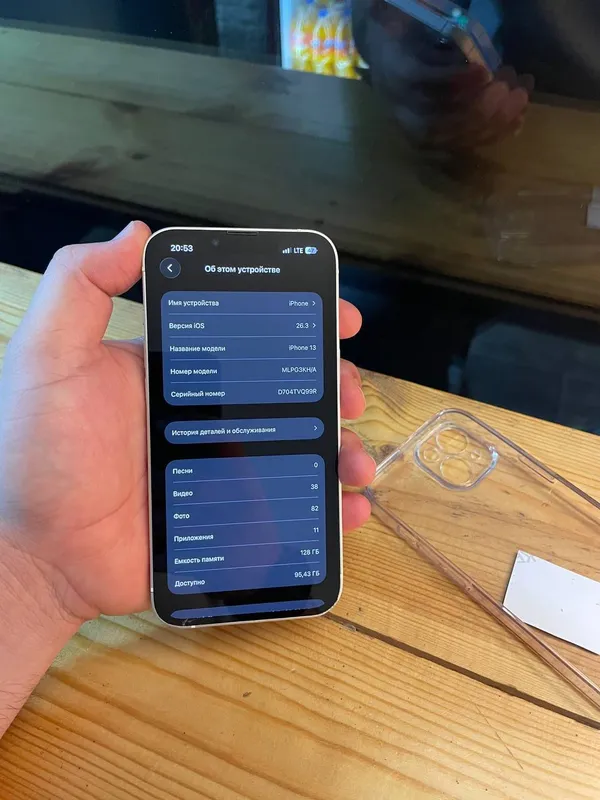Iphone 13 256/100, оригинальный экран поставлен, 200$ 1
