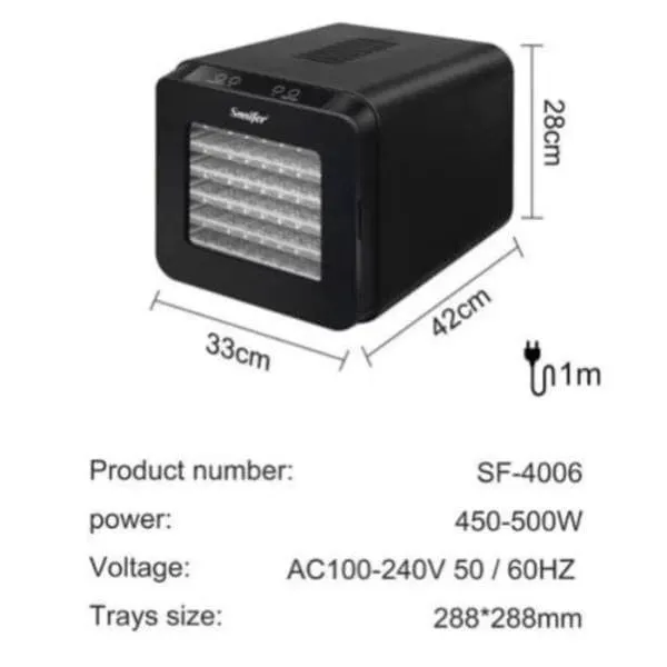 Сушилка Для Овощей И Фруктов Sonifer SF-4006 — фото 3
