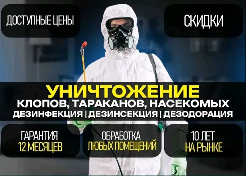 Дезинфекция клопов тараканов крыс мышей скорпионов — фото 1
