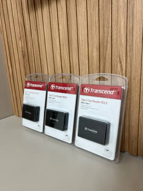 Transcend Type-C Card Reader (RDC8) — original, Transcend Type-C Card Reader (RDC8) — original,