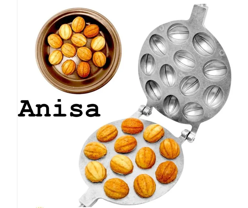 Yong'oq pishirish uchun qolip 2 xil rangda va 4 xil razmerda