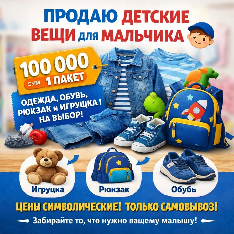 Распродажа одежды для мальчика от 0 до 5-6 лет