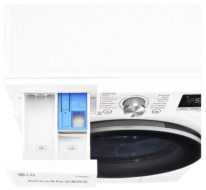 Стиральная машина LG-TW4V7RW1W с технологией AI DD, 10,5 кг — фото 3