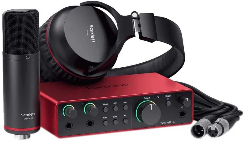 Студийный комплект Focusrite Scarlett 2i2 Studio (4th Gen) 2 Студийный комплект Focusrite Scarlett 2i2 Studio (4th Gen) 2