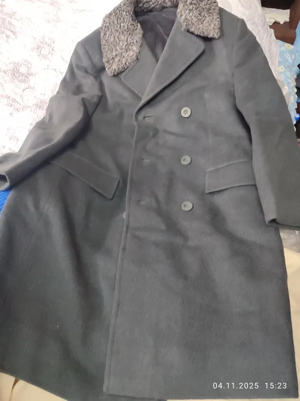 пальто мужское каракуль чистая шерсть 1