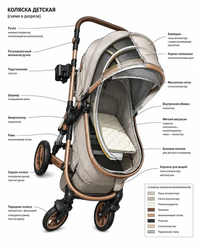 коляска от бренда LUX MAMA 1 коляска от бренда LUX MAMA 1