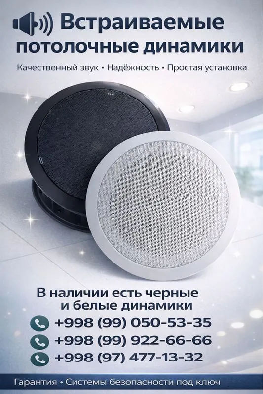 Динамики 3/6W потолочные