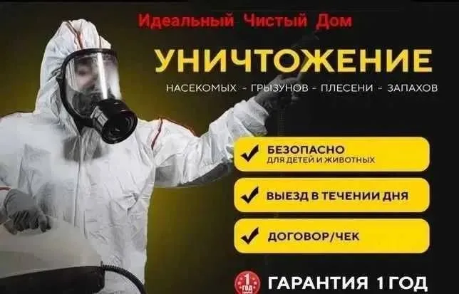 Дезинфекция Тараканов Клопов Мух Блох Клещей — фото 3