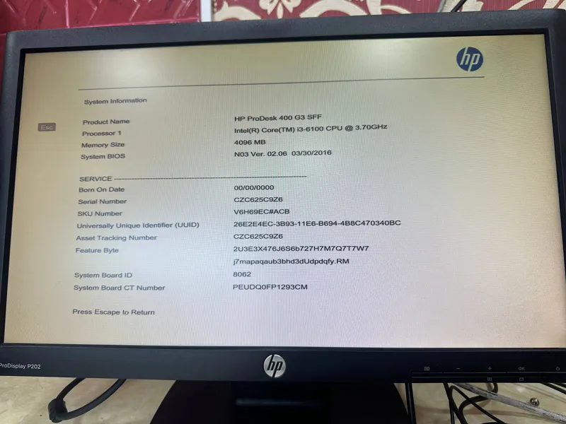 HP Prodesk 400 G3 SFF 2