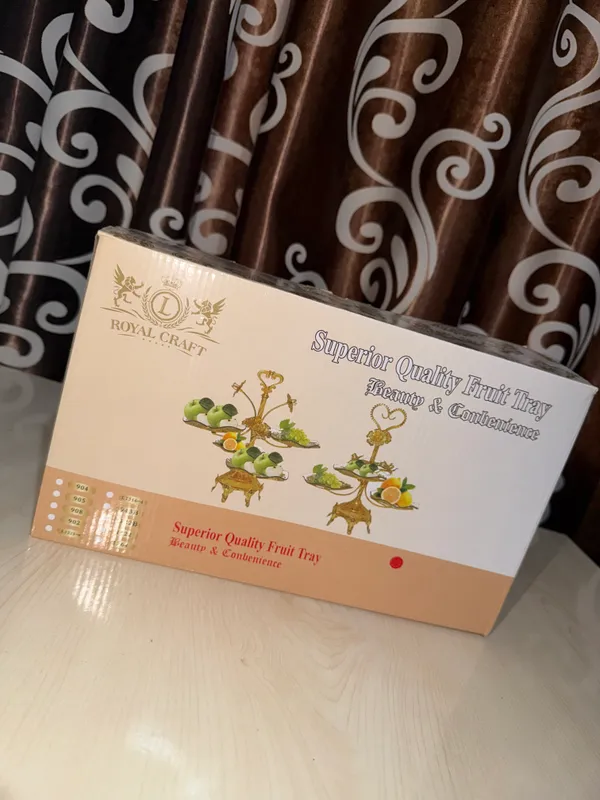 👑 Royal Craft elita 4 qavatli etajerka 1