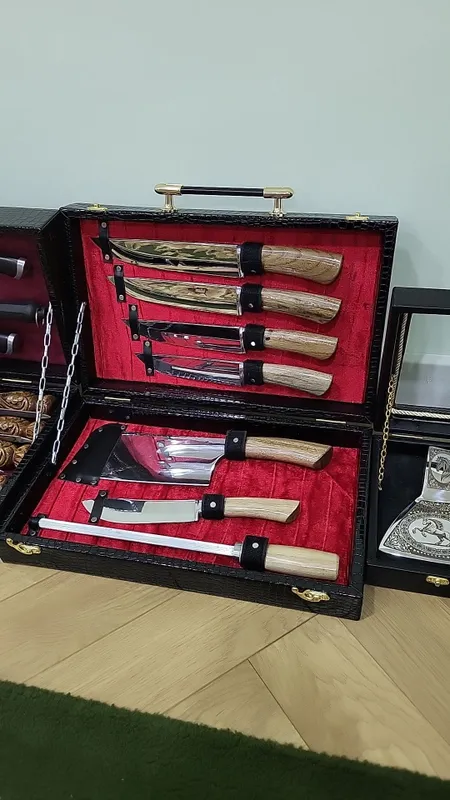 Ошхона пичоклари туплами набор кухонных ножей — фото 4