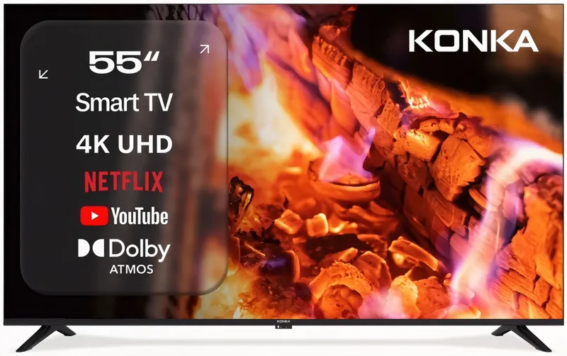 Konka 55" 4K 144Hz o‘yinbop Smart TV (Yangi) — 499$ 1