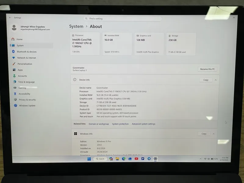 Microsoft Surface laptop 3 — фото 2